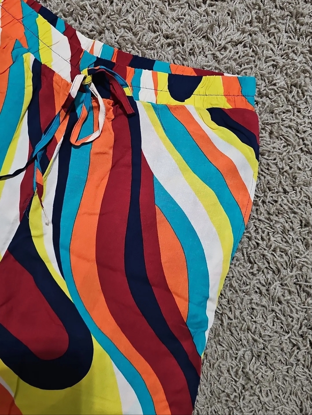 NWT Spoon Jeans Wide Leg Pants Colorful Large Vibrant Bottoms - Picture 3 of 4